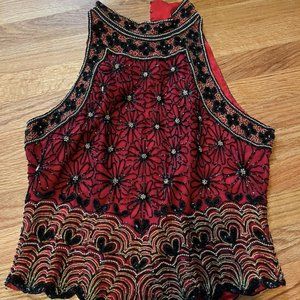 Vintage Papéll Botique beaded shirt